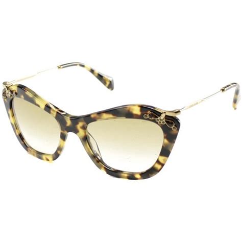 53mm cat eye sunglasses miu miu|Miu Miu 53mm Modified Cat Eye Sunglasses .